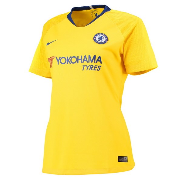 Camiseta Chelsea 2ª Mujer 2018/19 Amarillo